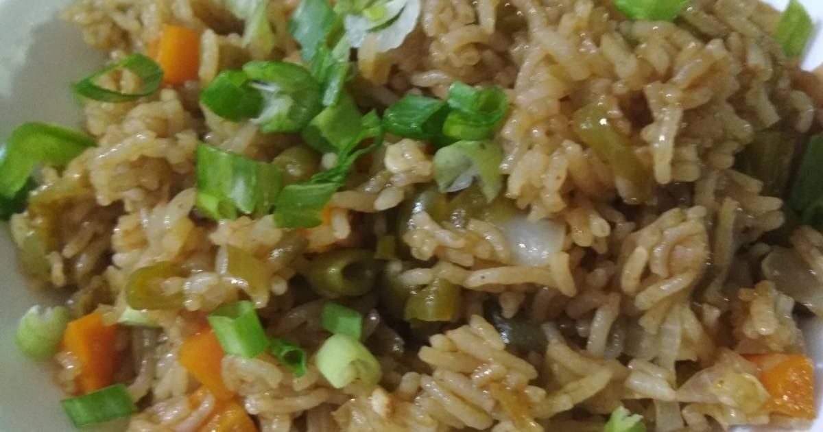 Veg Fried Rice Biryani Recipe by Ruchita Saxena - Cookpad