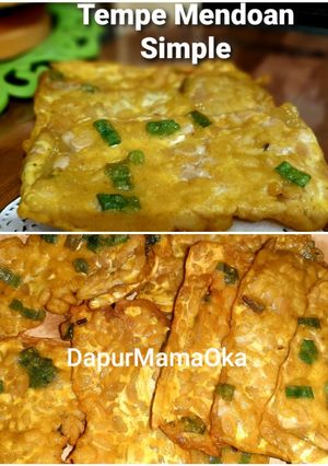Foto resep Tempe Mendoan Bumbu Simple