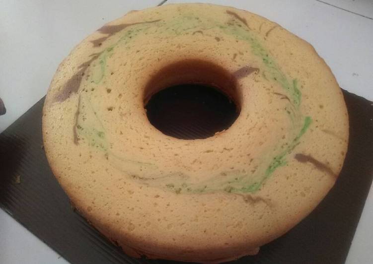 Bagaimana Membuat Marmer cake ala pak sahak, Enak Banget