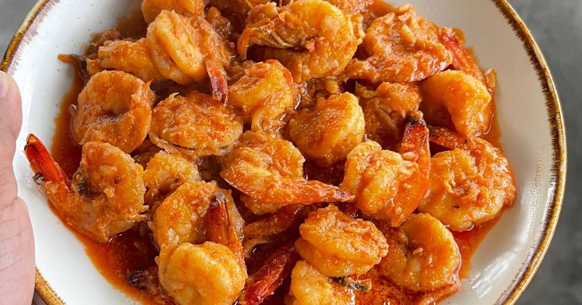 Resep Udang Bumbu Merah Pedas Oleh Cinthia Septa Cookpad