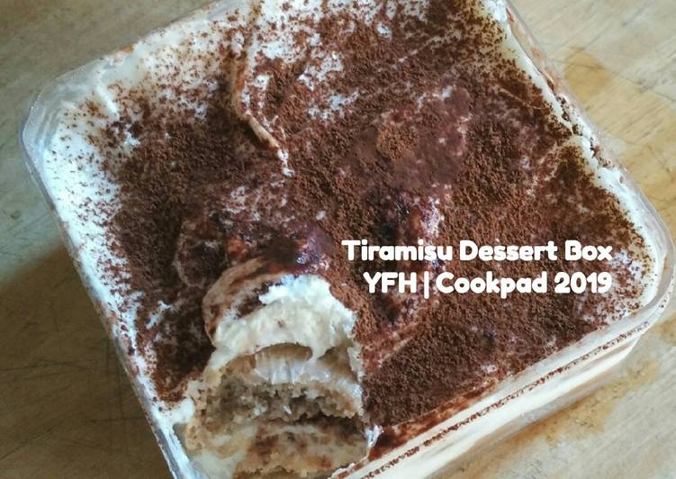 Resep Tiramissu Dessert Box yang Menggugah Selera