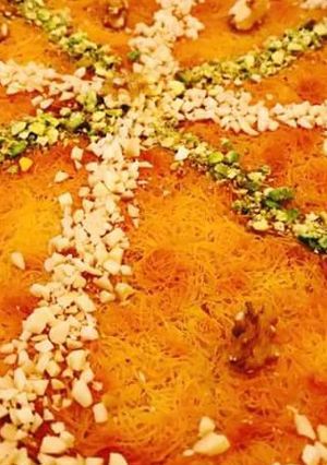 صورة لوصفة كنافة بالقشطه