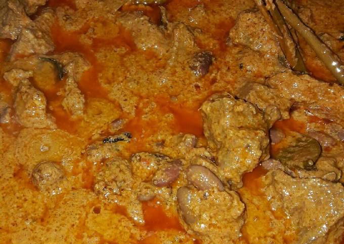 Resep: Kalio daging Yang Sederhana