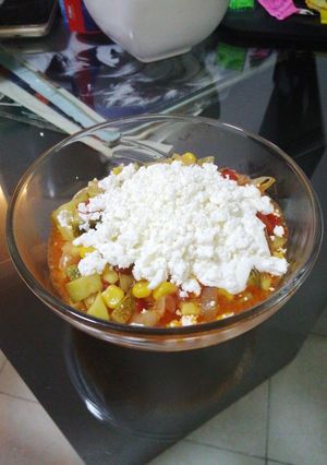 A picture of Calabacitas con Queso.