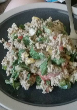 A picture of Ground Beef Ceviche.