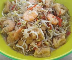 Resep mudah Tumis udang tahu taoge super simple Yummy Mantul