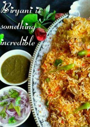 A picture of Masaledar biryani.