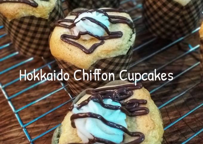 Resep #297. Hokkaido Chiffon Cupcake Anti Gagal