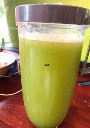 Una foto de Agua de chaya y piña
