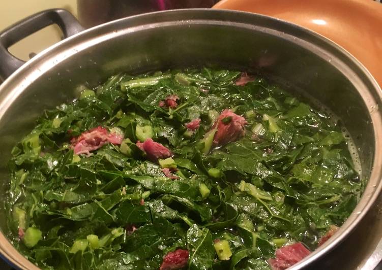 Easiest Way to Prepare Homemade Collard Greens