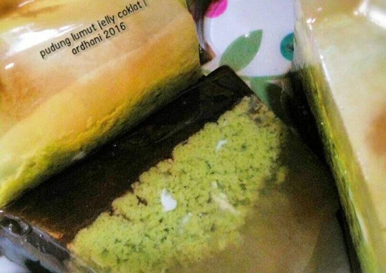 Puding Lumut Jelly Coklat