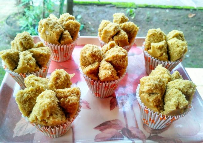 Resep Eggless bolu kukus gula merah / malvinas oleh Resep Eggless bolu kukus gula merah / malvinas oleh