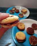 Alfajorcitos de coco y dulce de leche
