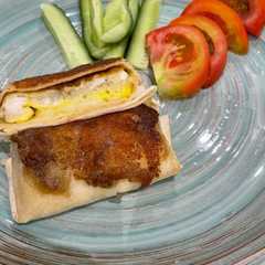 بوريتو البيض 🍳🌯🤍-レシピのメイン写真