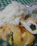 Arrolladitos de pechuga de pollo