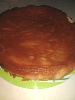 Una foto de Flan napolitano
