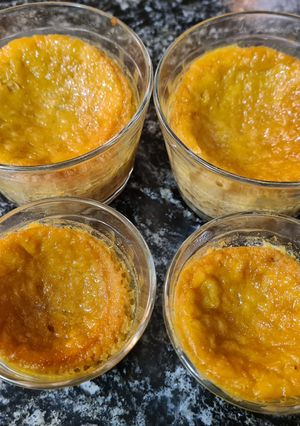Una foto de Flan de naranja 🍊 en freidora de aire