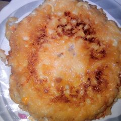 A picture of Fried Indomitable and egg.