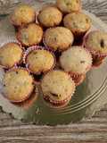 Muffins de Banana y Arándanos