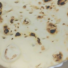 A picture of Homemade naan.