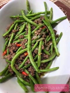 Foto resep Tumis buncis daging giling