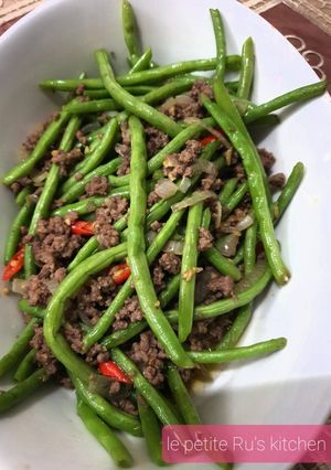 Foto resep Tumis buncis daging giling