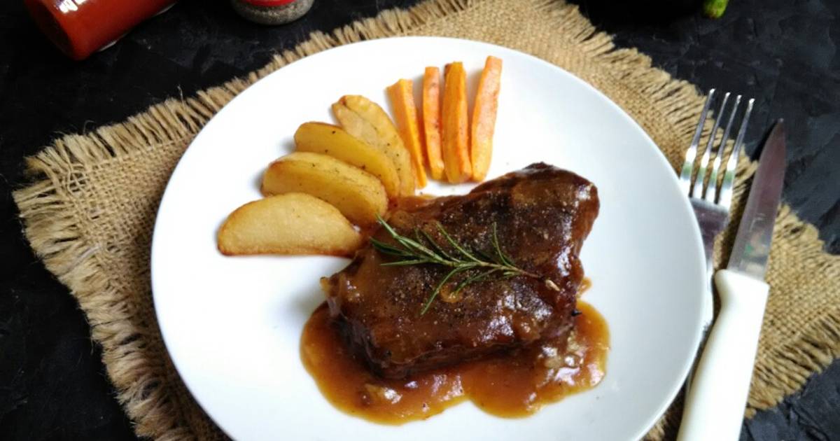 Resep Steak Daging Sapi Saus Lada Hitam oleh Nur Erma Cookpad