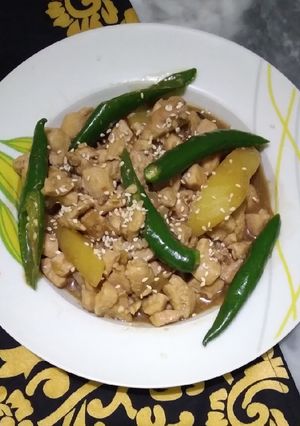 Foto resep Ayam Teriyaki Cabe Ijo