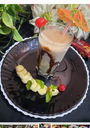 A picture of Candi banana shake.