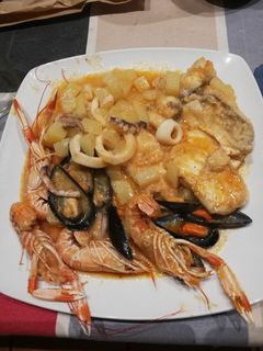 Una foto de Zarzuela de rape a mi manera