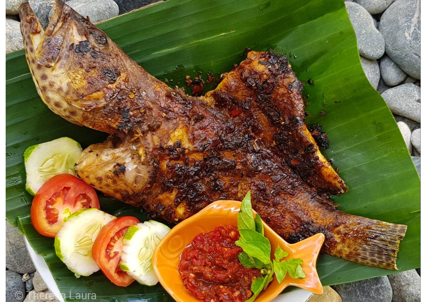 43.Ikan Kerapu (Goropa) Bakar 3 Rasa 🐟🌶😍💕