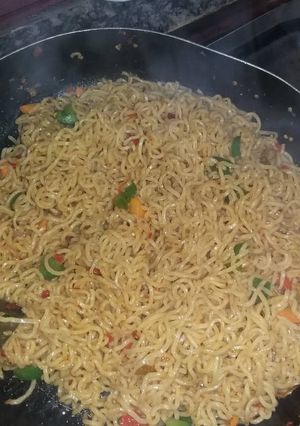 A picture of Fried indomie.