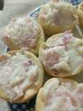 Tarteleta de bechamel y fiambre