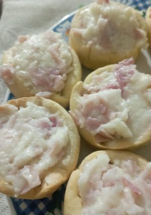 Una foto de Tarteleta de bechamel y fiambre