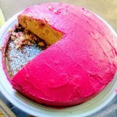 Pinneaple cake with gelantina A picture of Pinneaple cake with gelantina.