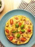 Mini frittata de jamón serrano y nueces