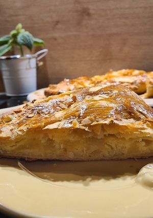 Une photo de Galette des rois healthy aux pommes