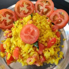 A picture of Tomato poha.