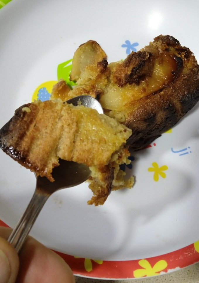 Una foto de Pudding de manzana fácil en mambo