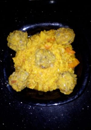 صورة لوصفة أرز بكريات السمك (دولمة) 🐟
