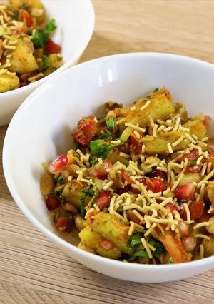 A picture of Pineapple & Pomegranate Chaat.