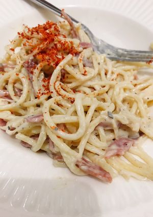 Foto resep Spaghetti Alfredo (Ala Rumahan)