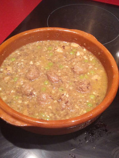 Una foto de Albóndigas con sepia