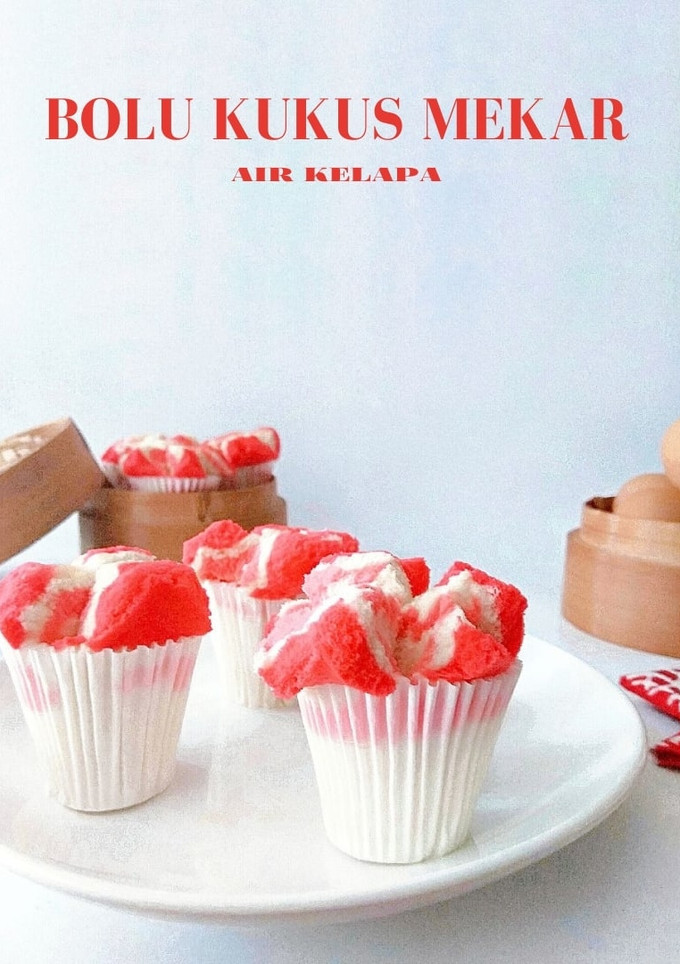 Foto resep Bolu Kukus Mekar Air Kelapa