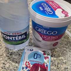 Una foto de Gelatina de yogur griego