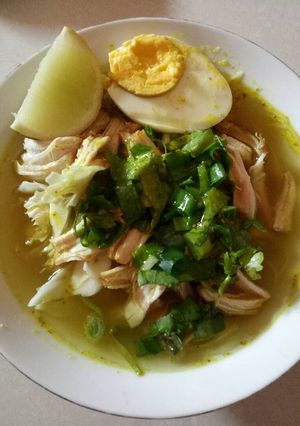 Foto resep Soto Ayam gurih segar