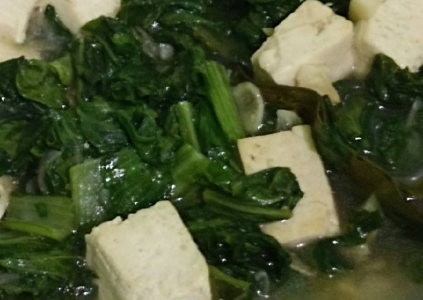 Tumis Tahu sawi hijau