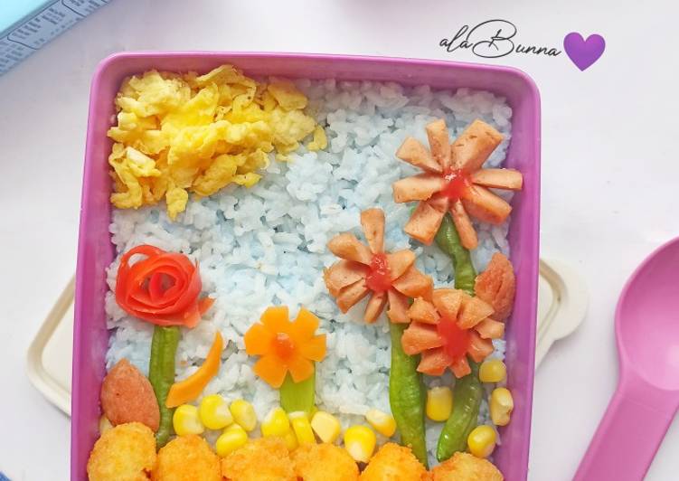 Resep 164. Bento Karakter Taman, Enak
