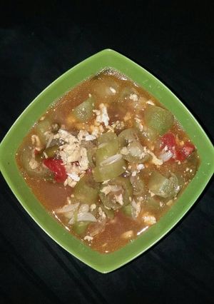 Foto resep Oyong/gambas kuah pedas gurih