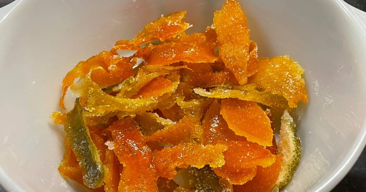 Candied Orange and Lemon Peel Recipe by Lubna’s Kitchen Cookpad